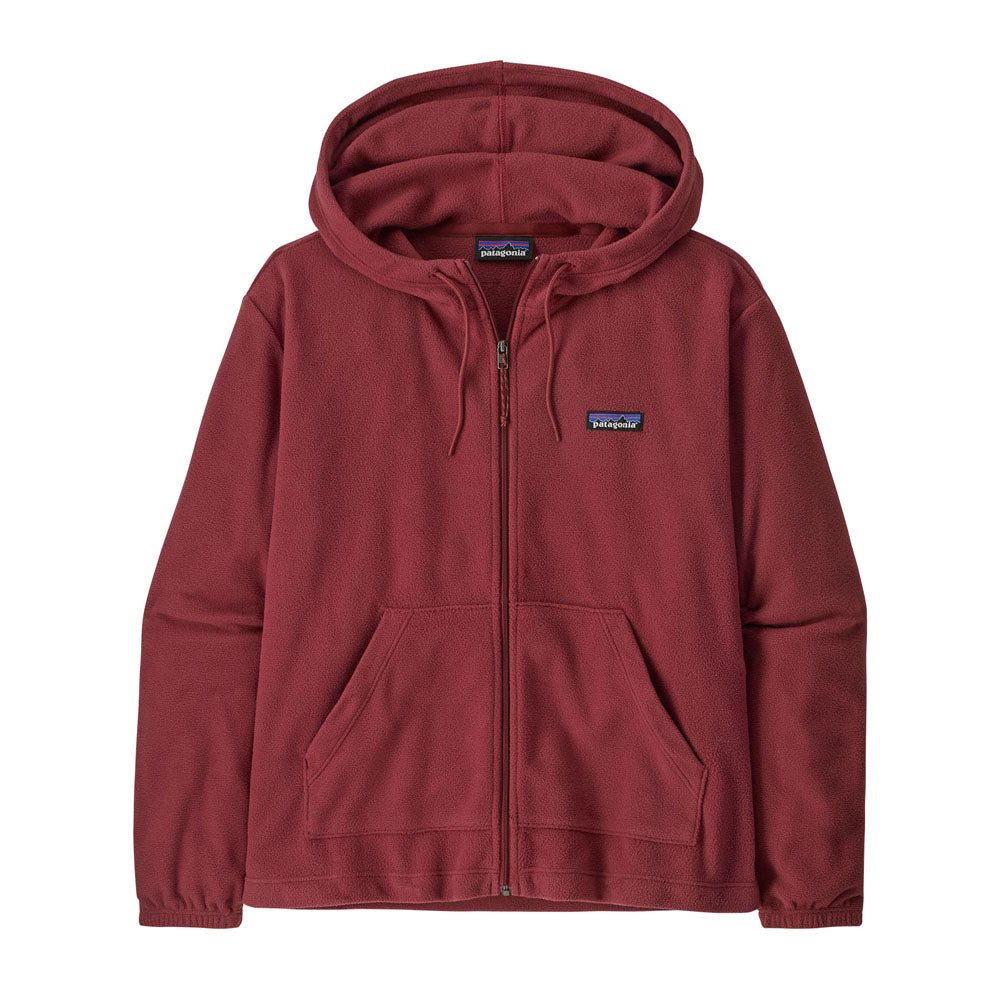 Patagonia Womens Micro D Fleece Hoody Sequoia Red