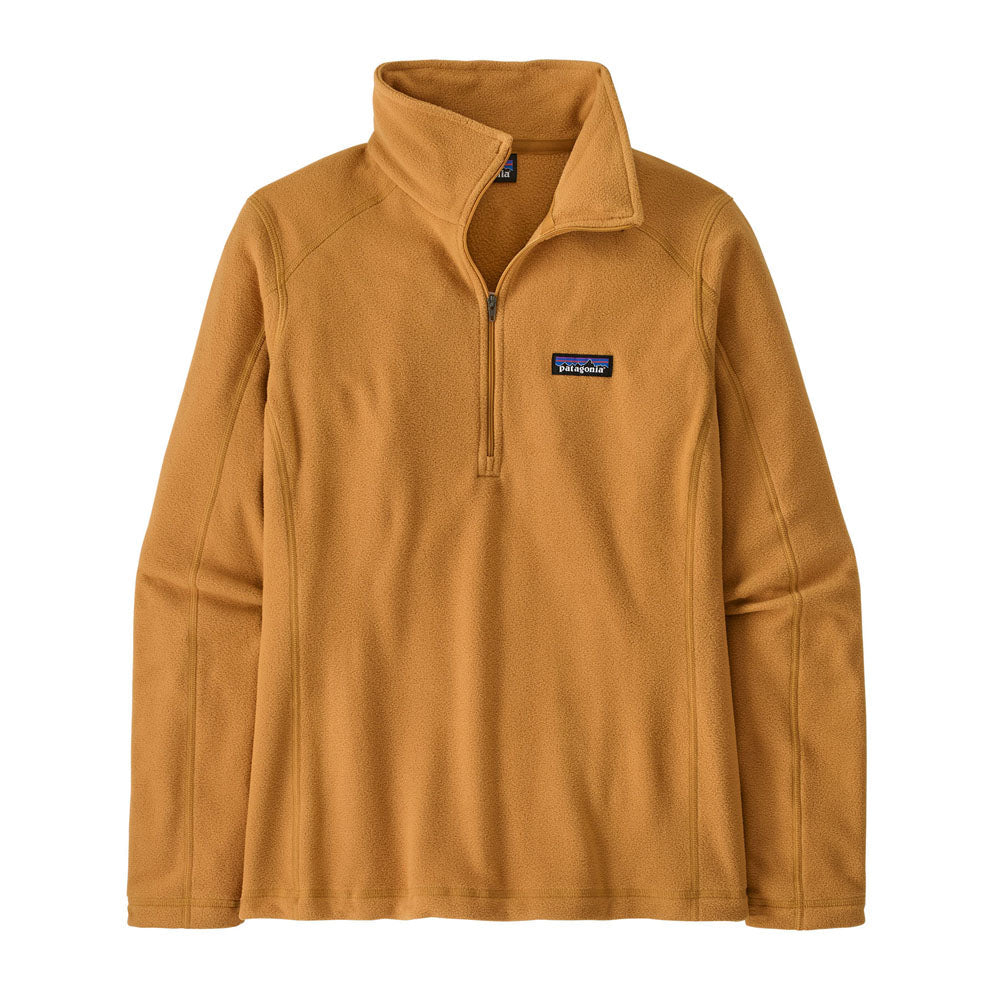 Patagonia Womens Micro D 1/4 Zip Talon Gold