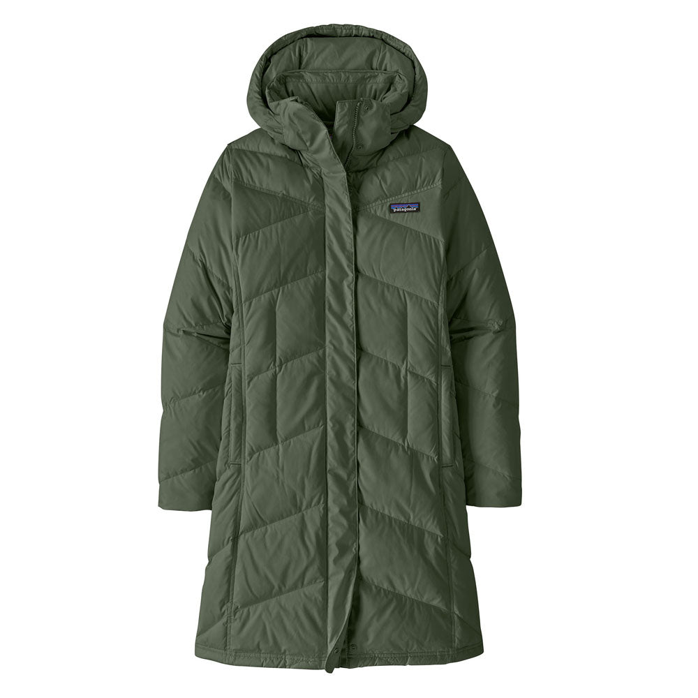 Patagonia Womens Down With It Parka Old Growth Green