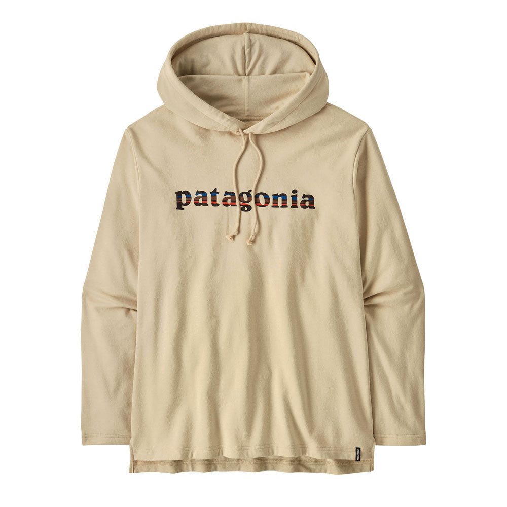 Patagonia Mens Lightweight 73 Text Logo Wildrise Hoody Pumice