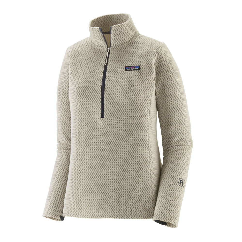 Patagonia Womens R1 Air Zip Neck Wool White