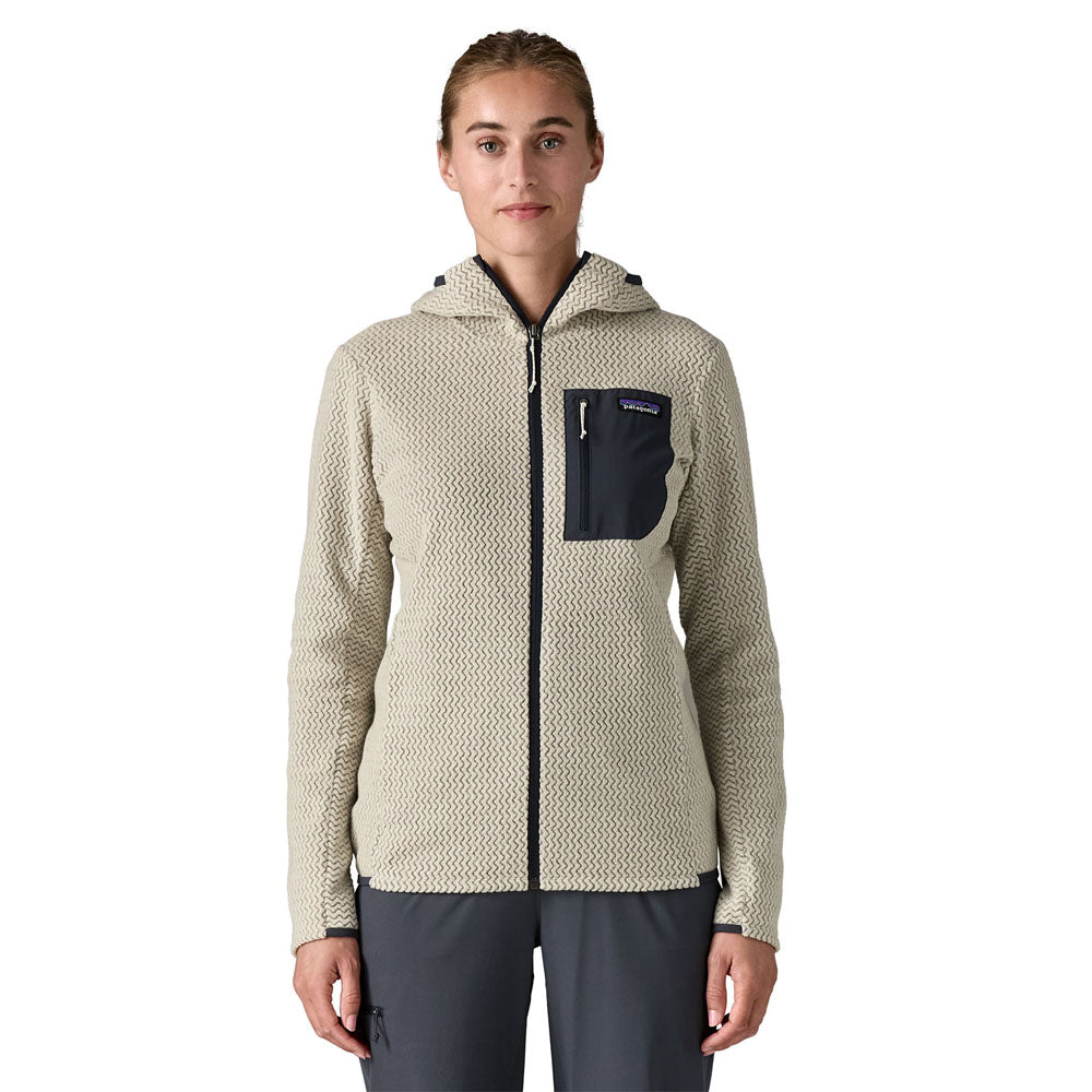 Patagonia Womens R1 Air Full-Zip Hoody Wool White
