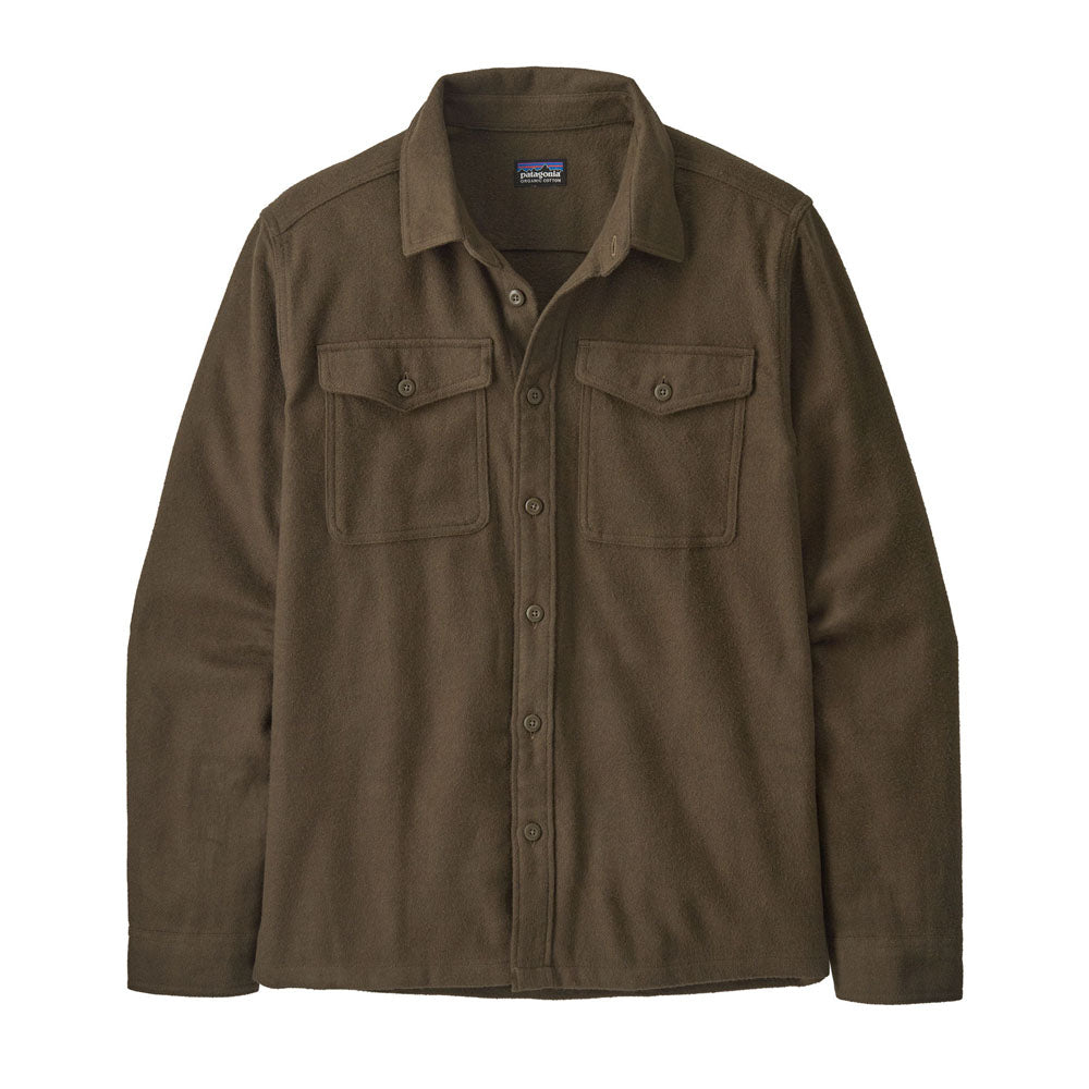Patagonia Mens Fjord Flannel Shirt Whole Weave: arlow Brown / M