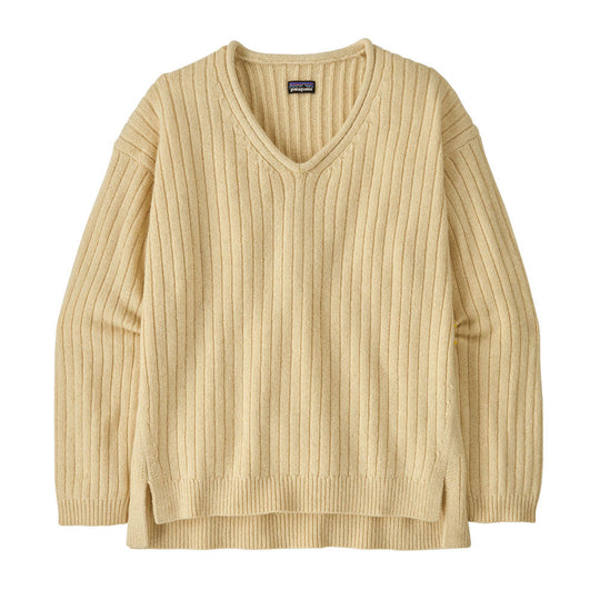 Women's Recycled Wool-Blend V-Neck Sweater