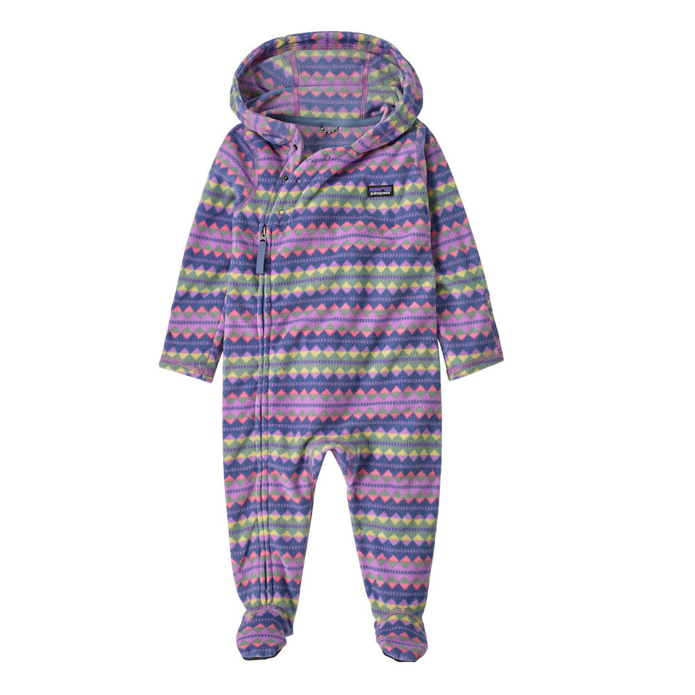 Patagonia Infant Micro D Bunting Diamond Stripe: Brisk Purple