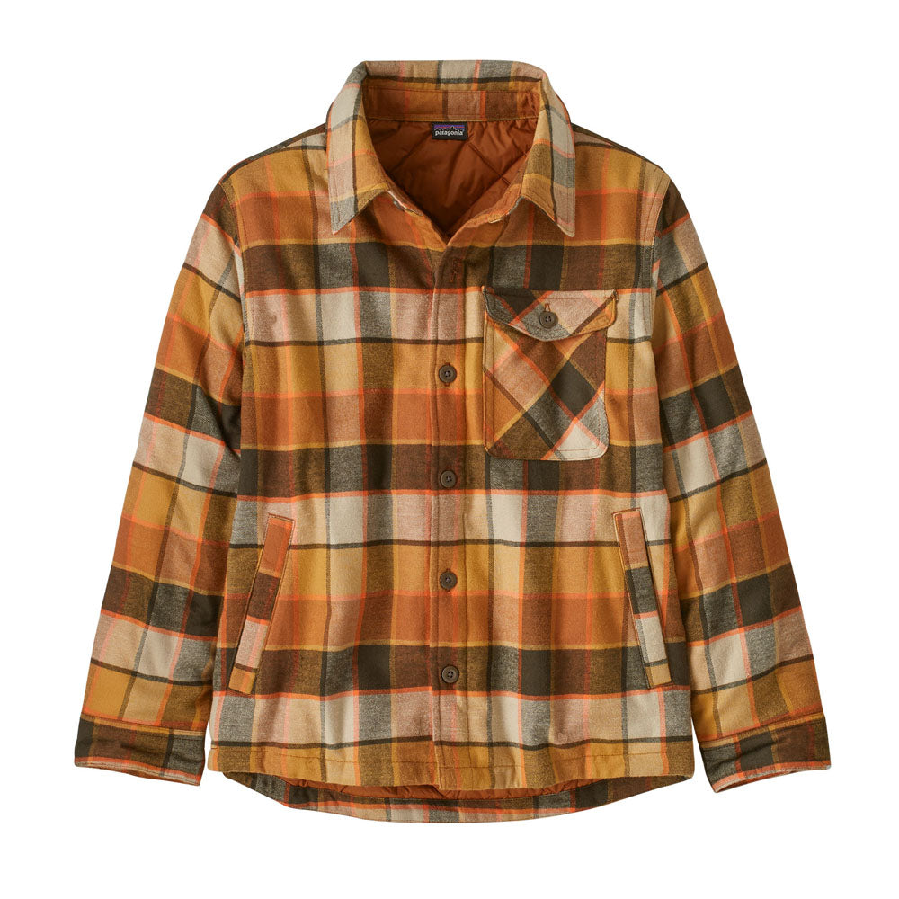 Patagonia Kids Lightweight Insulated Fjord Jacket Rocky: Otter Brown