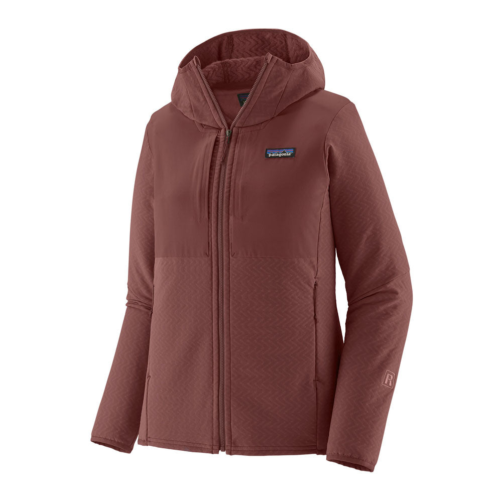 Patagonia Womens R2 CrossStrata Hoody Dark Ruby