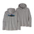 Patagonia Men's Capilene Cool Daily Graphic Hoody - Relaxed Fit Fitz Roy Trout w/Trout: Salt Grey X-Dye