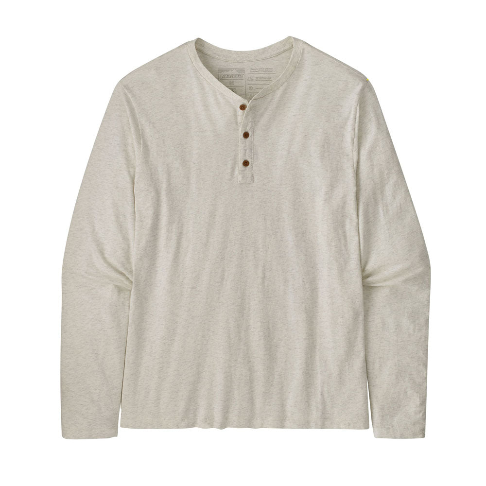 Patagonia Mens Long-Sleeved Daily Henley Birch White