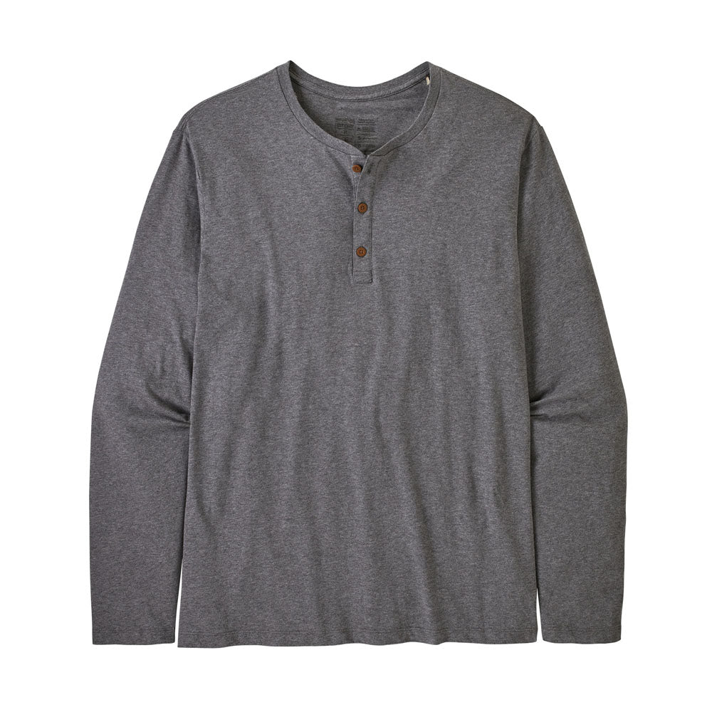 Patagonia Mens Long-Sleeved Daily Henley Noble Grey