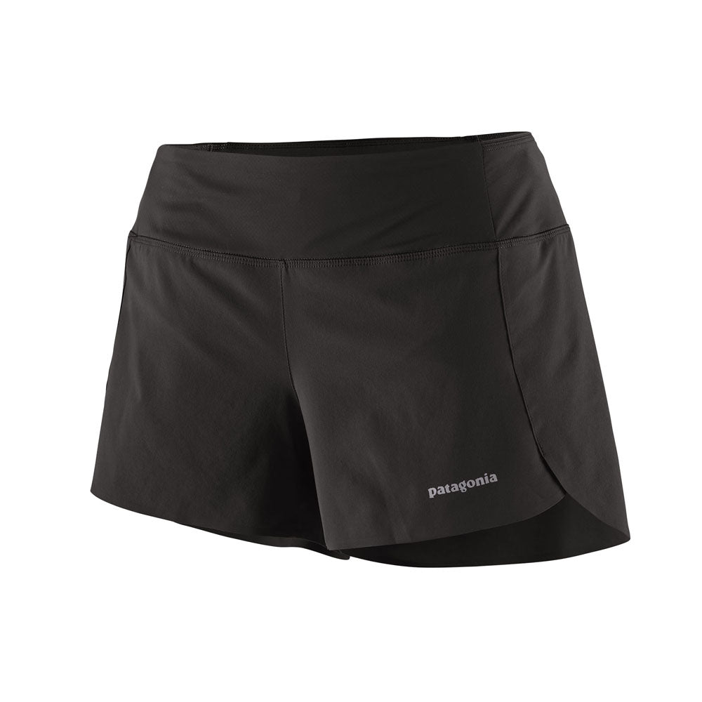 Patagonia Womens Strider Pro Shorts - 3 1/2 in. Black