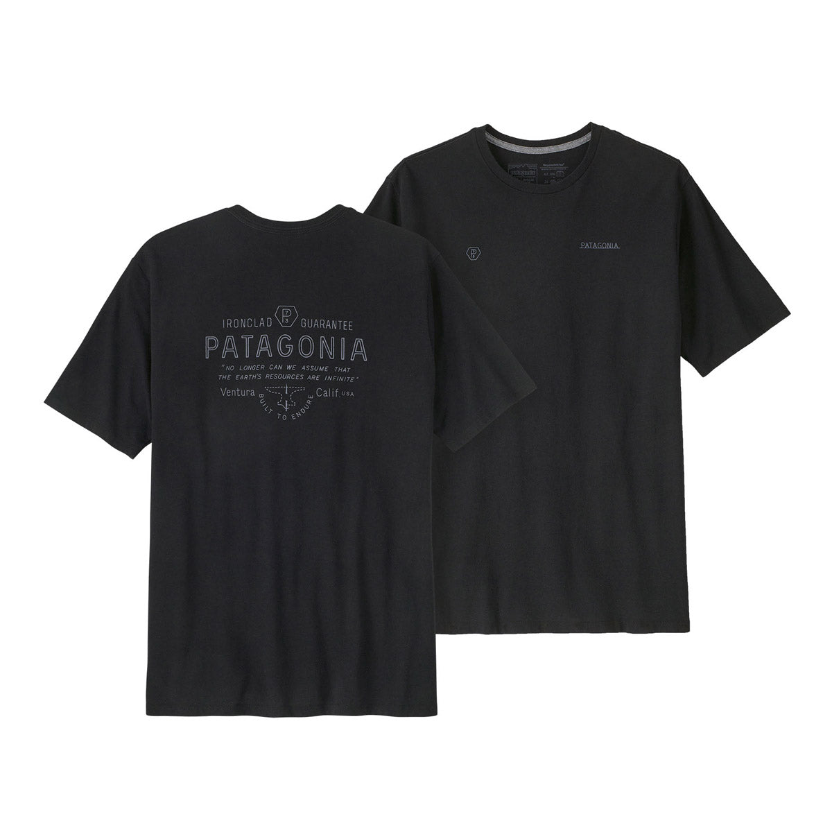 Patagonia Men&#39;s Forge Mark Responsibili-Tee Black