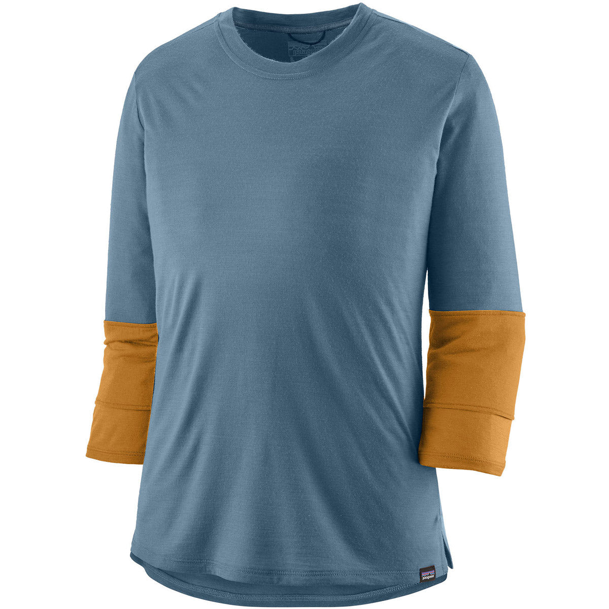 Patagonia Women's Merino 3/4-Sleeved Bike Jersey Utility Blue