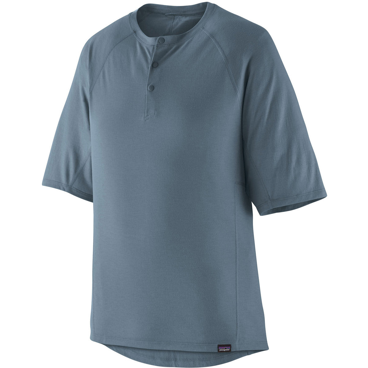 Patagonia Men's Capilene Cool Trail Bike Henley Utility Blue