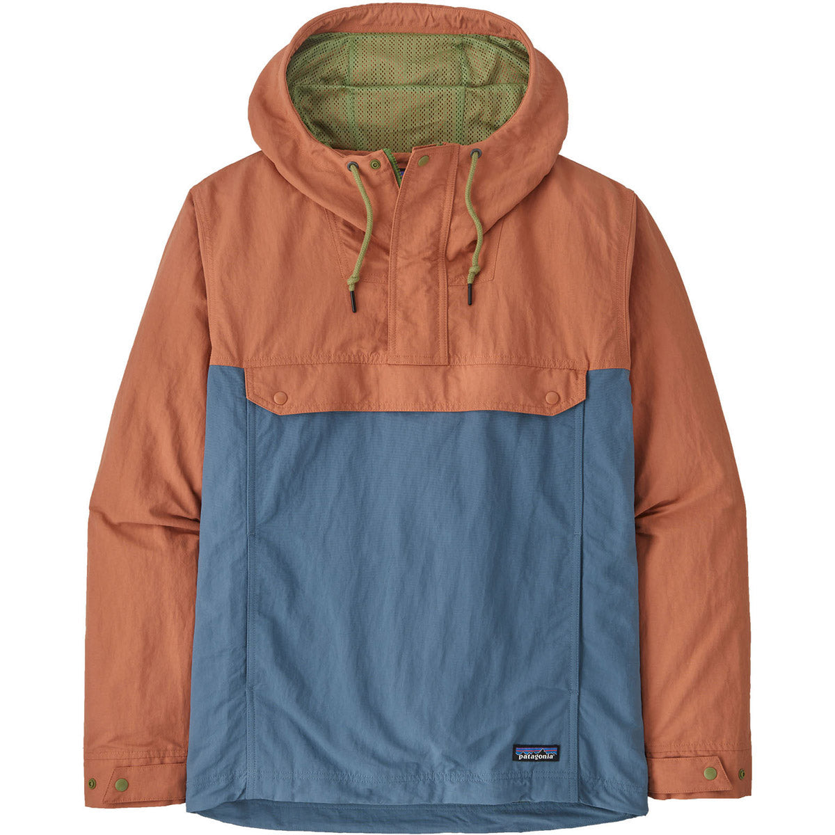 Patagonia Men&#39;s Isthmus Anorak Pullover Utility Blue