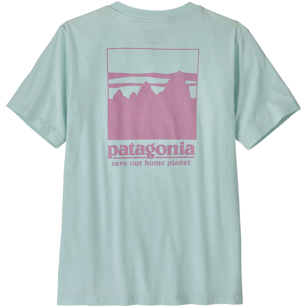 Patagonia Kids&#39; Graphic T-Shirt Alpine Icon: Wispy Green