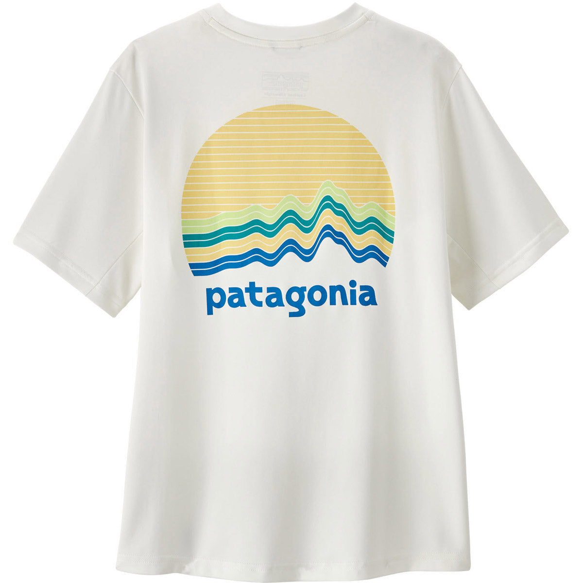 Patagonia Kids&#39; Capilene Silkweight T-Shirt Ridge Rise oonlight: White / M