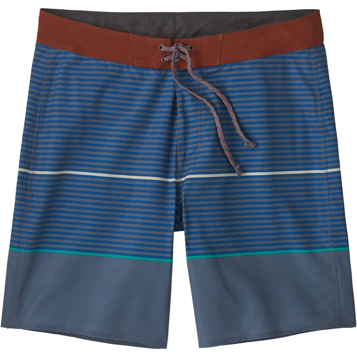 Patagonia Men's Hydropeak Boardshorts - 18" Olivas Stripe: Utility Blue