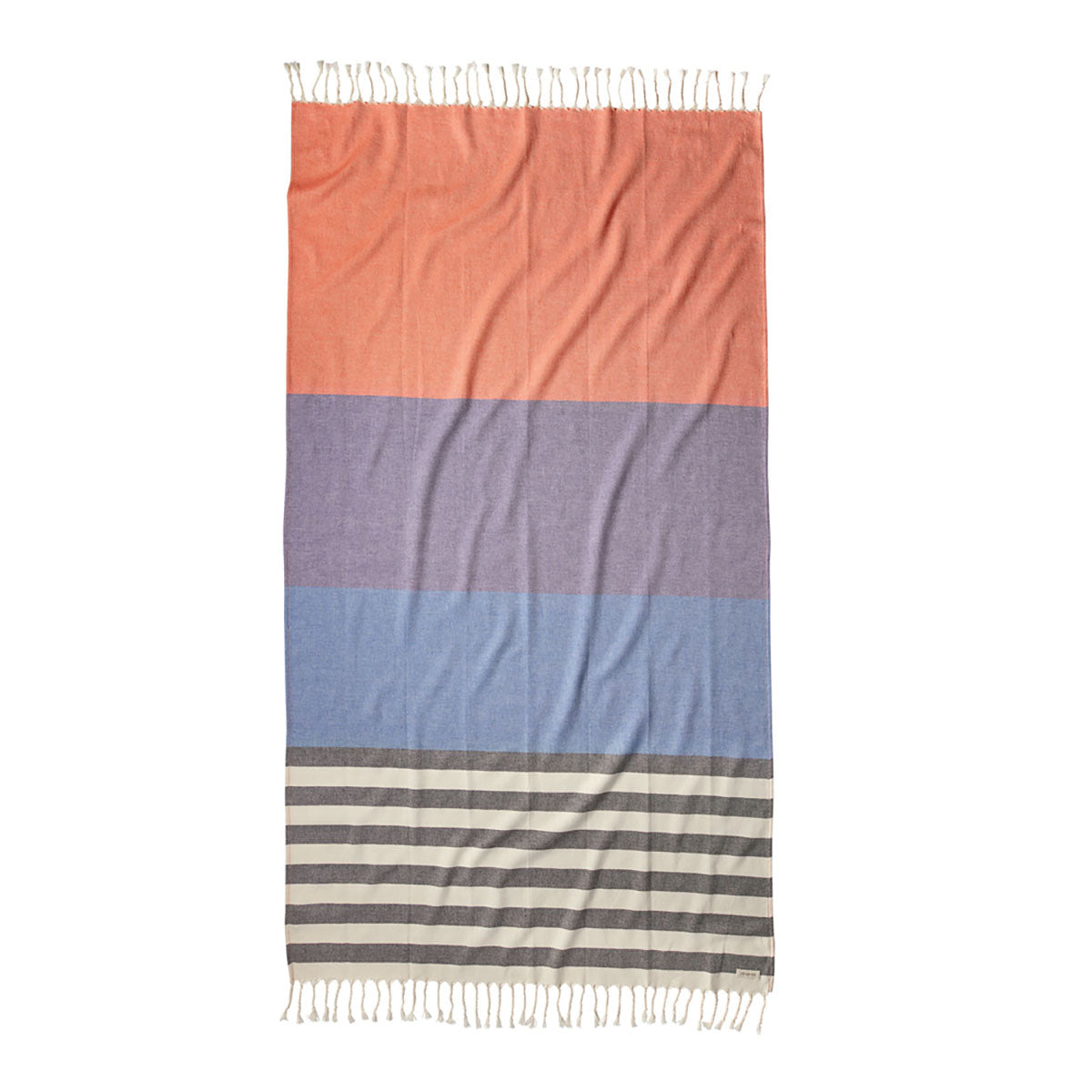 Patagonia Lightweight Towel Fitz Stripe TWL: Campfire Orange