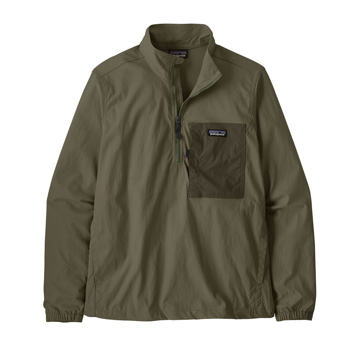 Patagonia Mens Outdoor Everyday Marsupial Pullover Basin Green