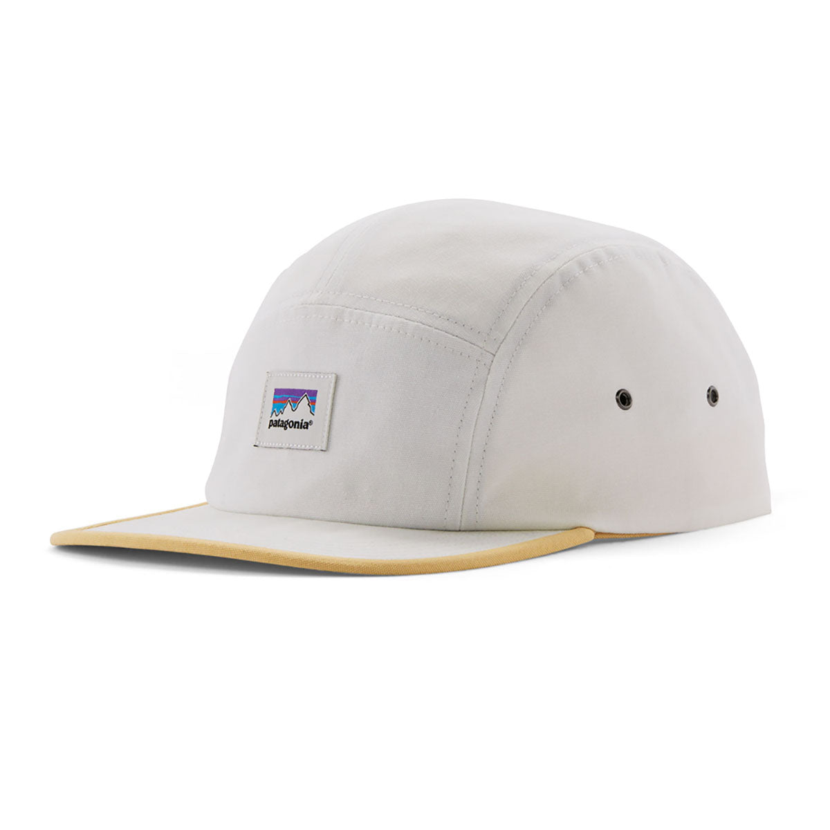 Patagonia Graphic Maclure Hat Shop Sticker: Birch White