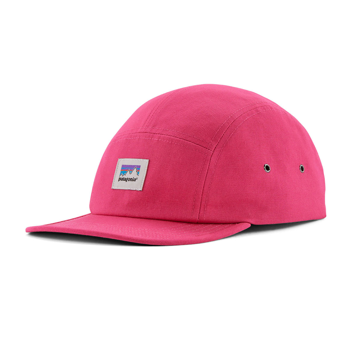 Patagonia Graphic Maclure Hat Shop Sticker: Luminous Pink
