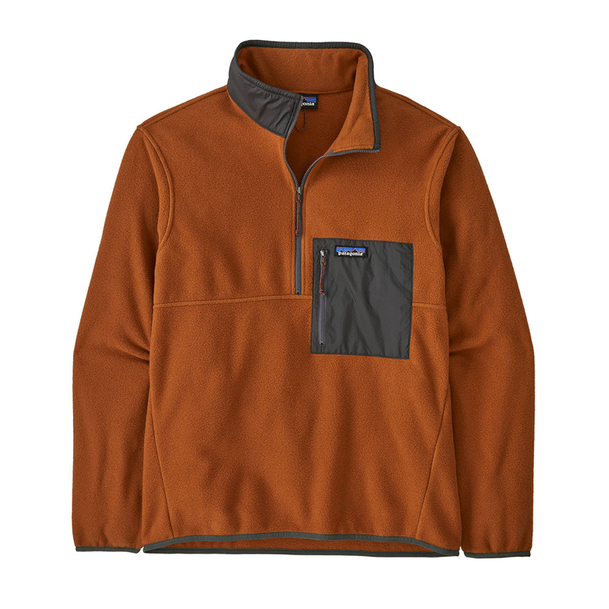 Patagonia Mens Microdini 1/2 Zip Pullover Robin Brown