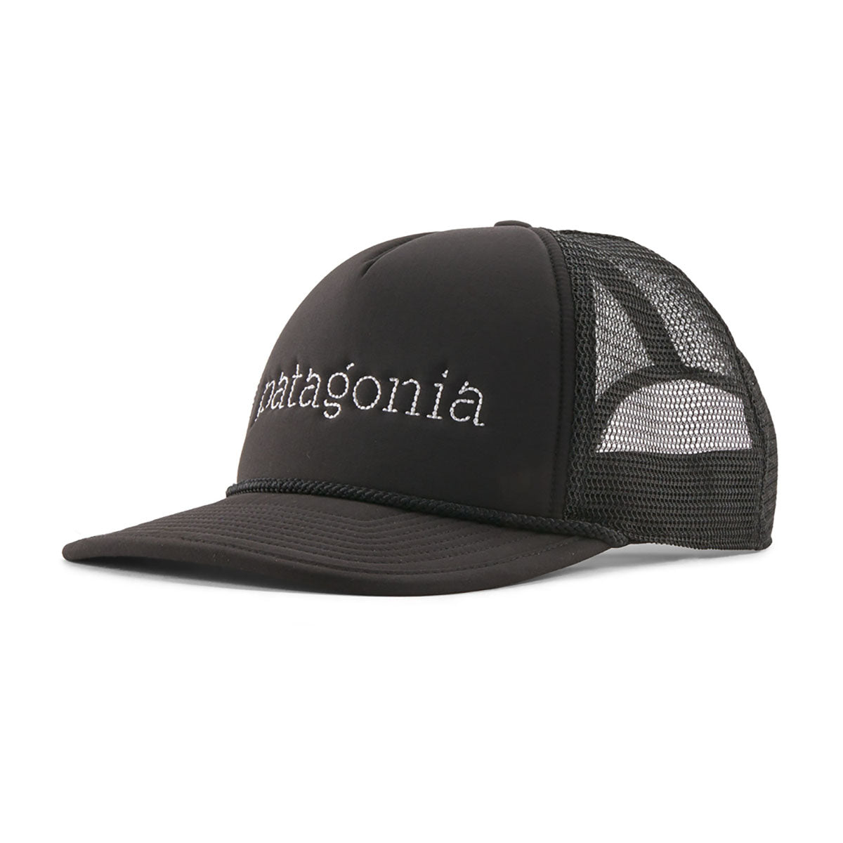 Patagonia Broadcaster Hat Strata Text: Black