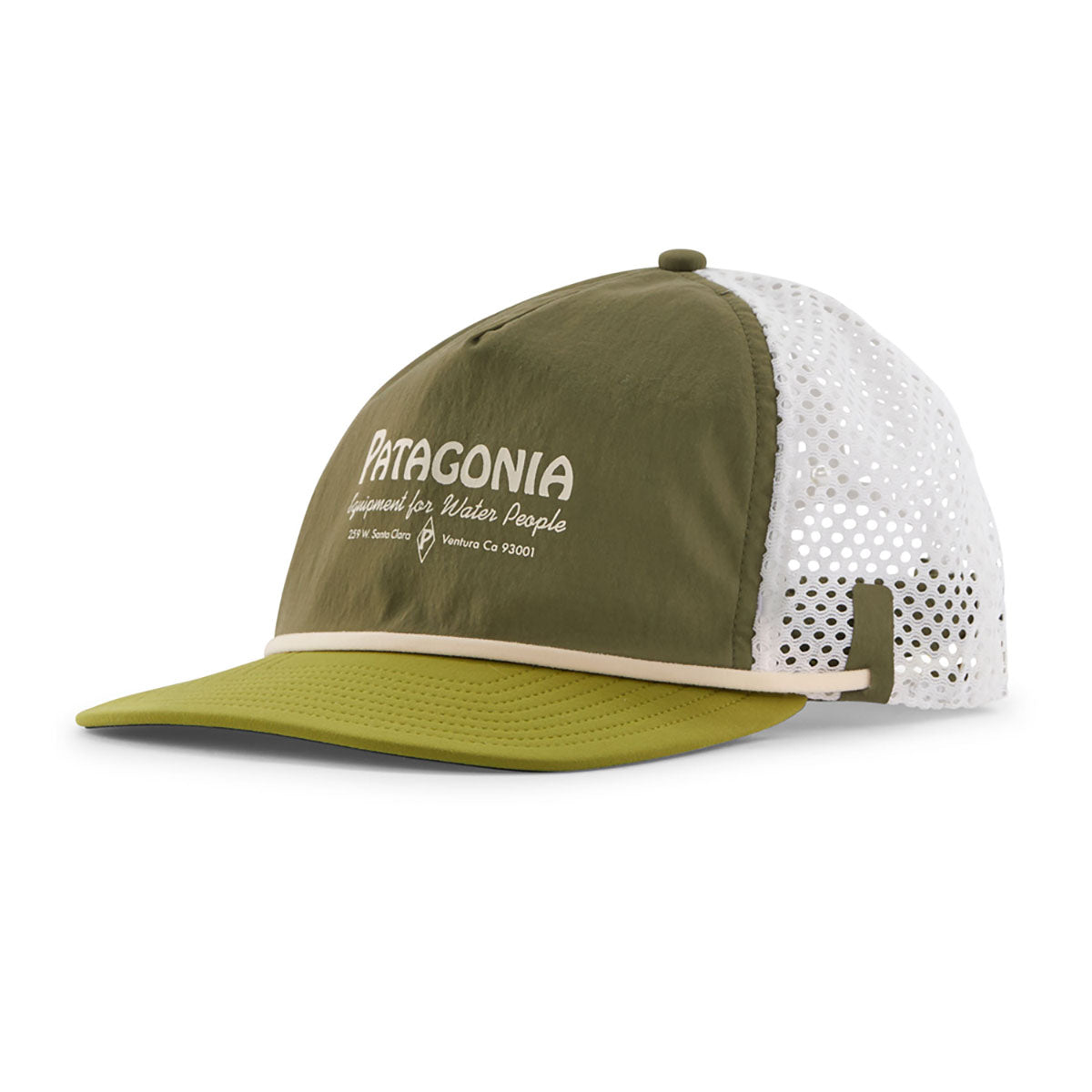 Patagonia Merganzer Hat Water People Banner: Tent Green