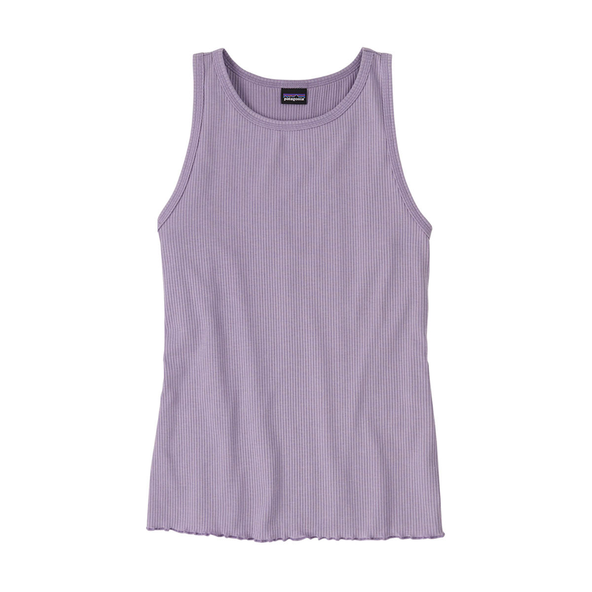Patagonia Womens Rib Knit Tank Concrete Purple