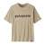 Patagonia Mens Capilene Cool Daily Graphic Shirt 73 Text Logo: Pumice X-Dye