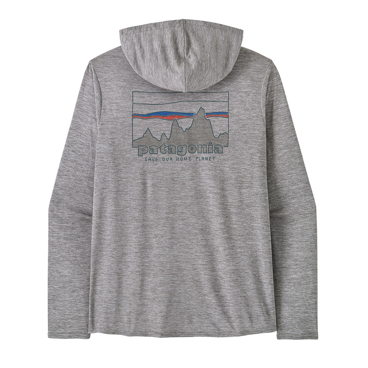 Patagonia Mens Capilene Cool Daily Graphic Hoody 73 Skyline: Feather Grey