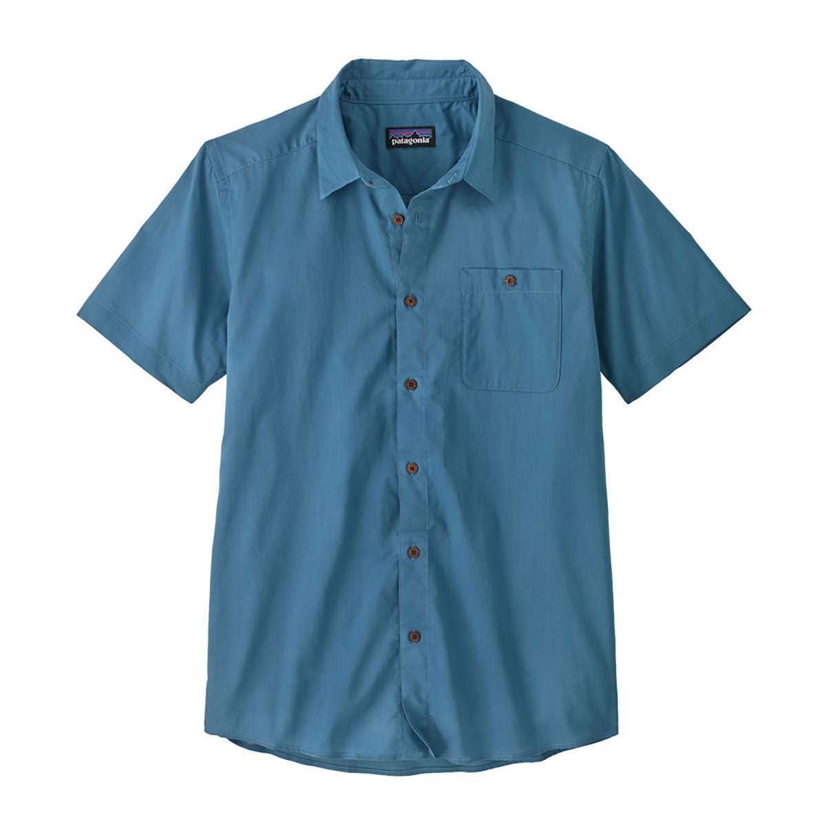 Patagonia Mens Sunrise Stream Shirt Still Blue