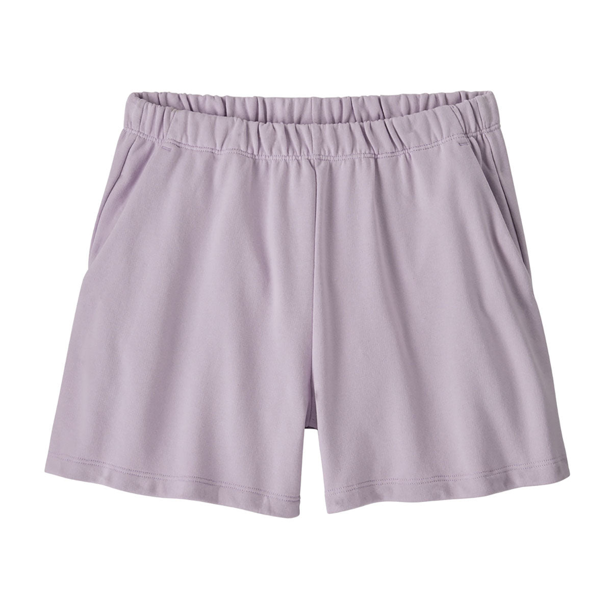 Patagonia Womens Regenerative Organic Certified Cotton Essential Shorts Foxglove Purple