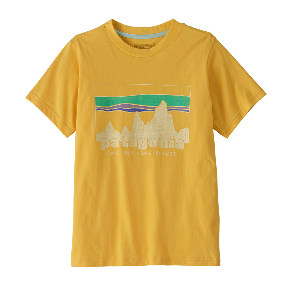 Patagonia Kids 73 Skyline T-Shirt Nectar Yellow