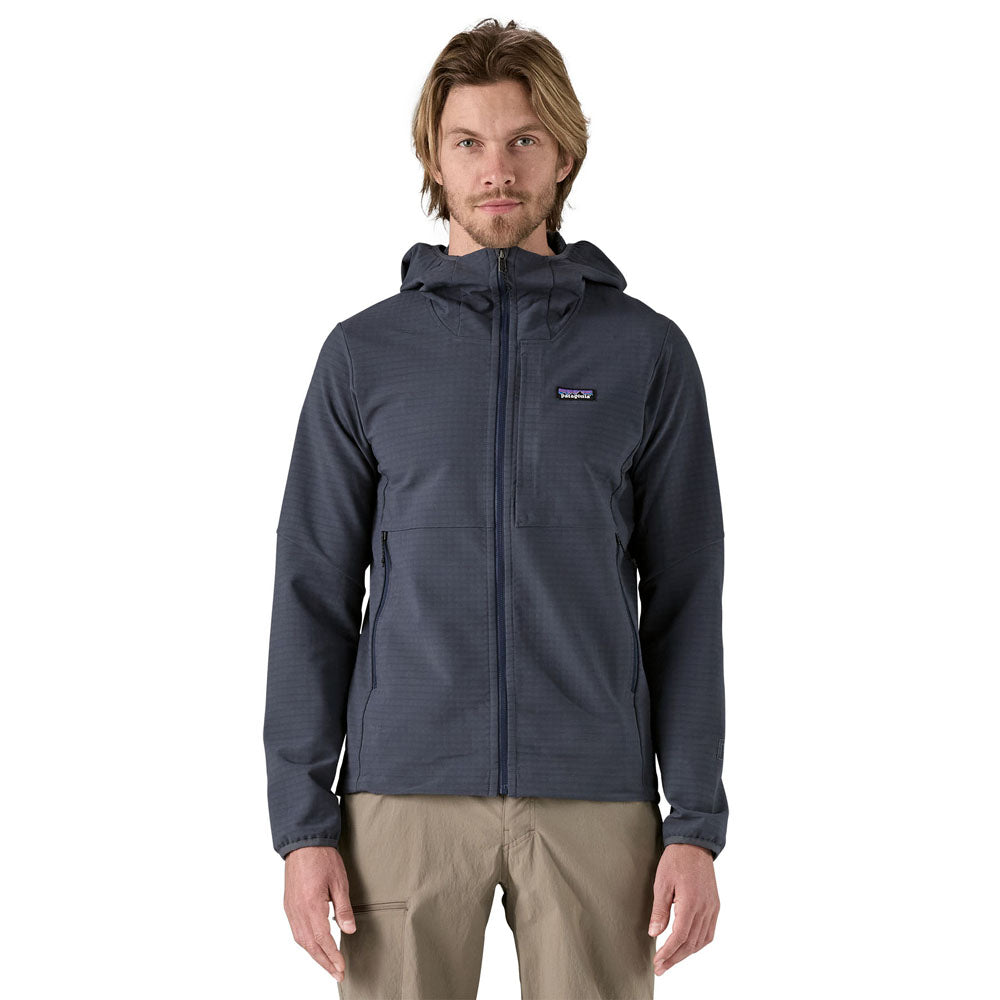 Patagonia Mens R1 TechFace Hoody Smolder Blue
