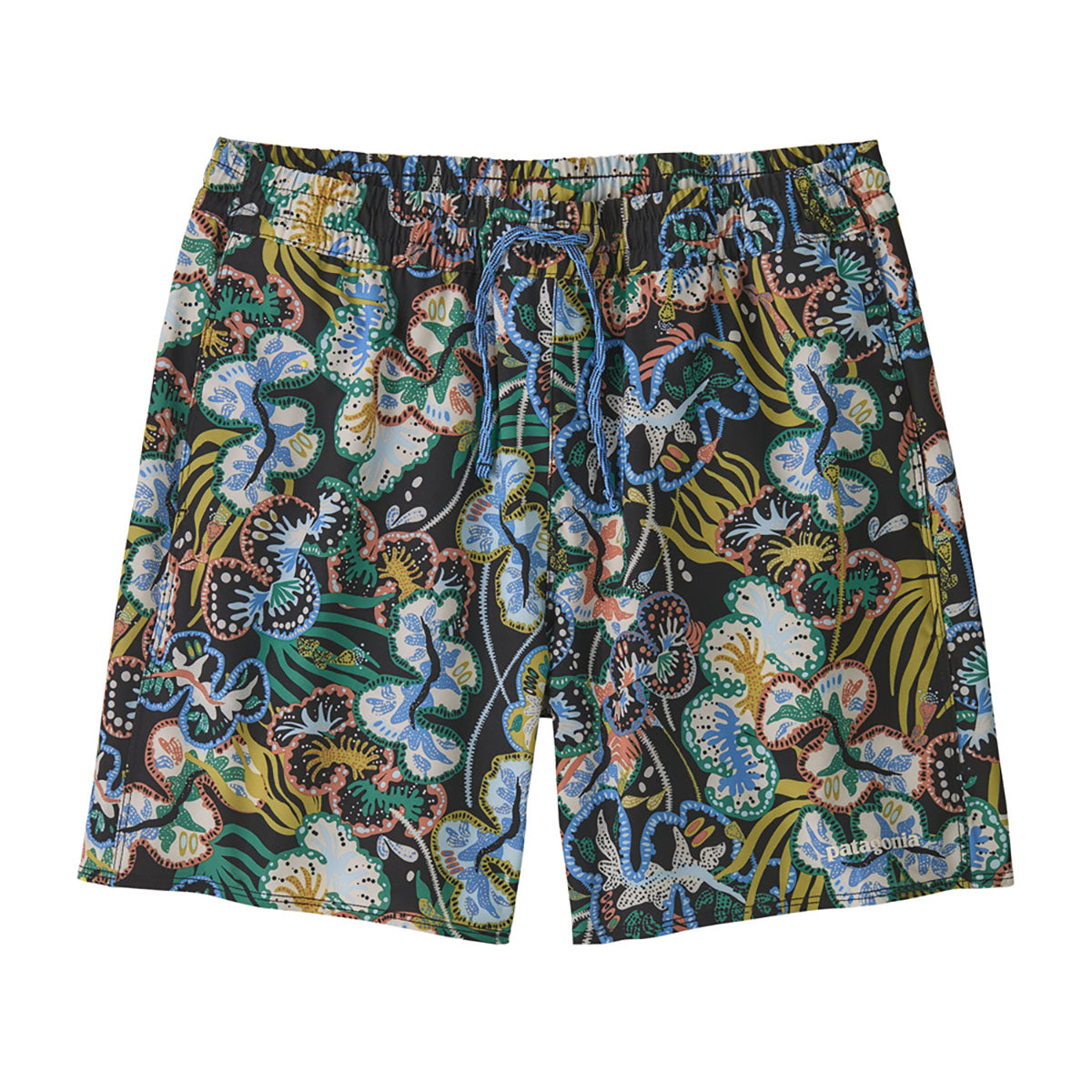 Patagonia Mens Hydropeak Volley Shorts - 16 in. Undersea: Black