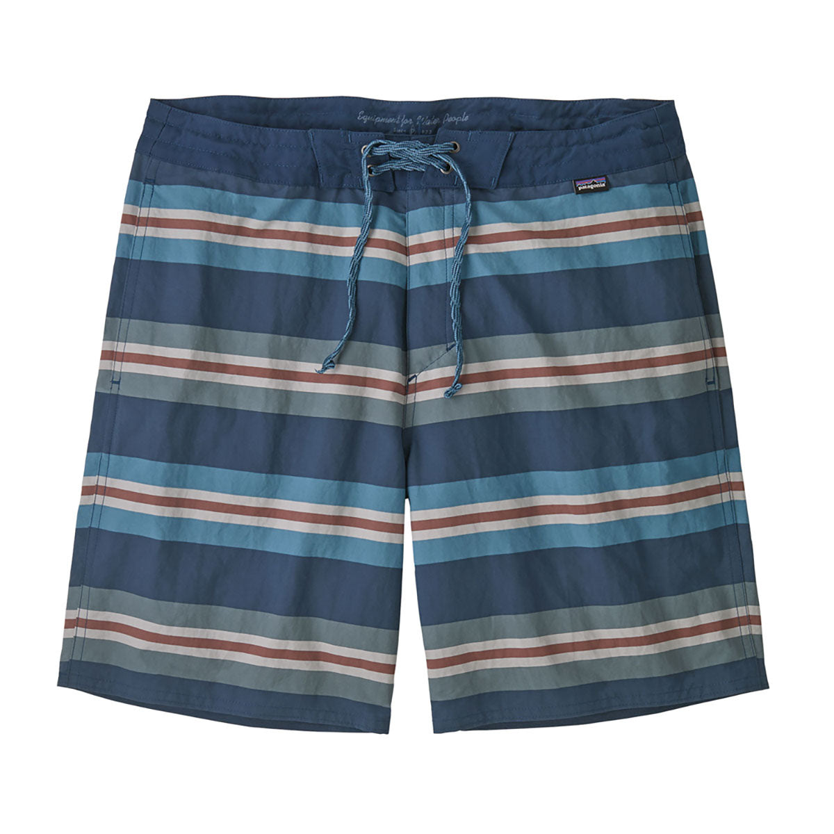 Patagonia Mens Wavefarer Hybrid Walk Shorts - 18 in. Southern Swell: Tidepool Blue