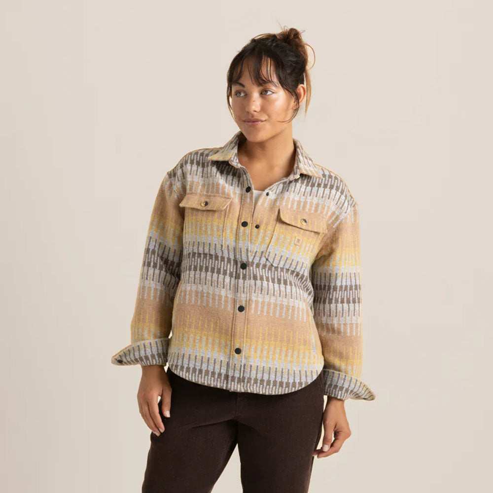 Roark Womens Amberly Flannel Powder