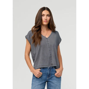 Women's PurePima Dolman V-Neck