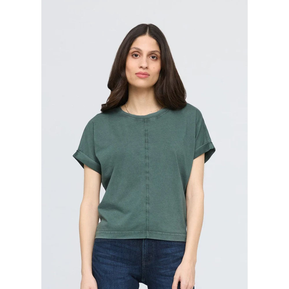 DU/ER Women's PurePima Vintage Dolman Tee Washed Peat