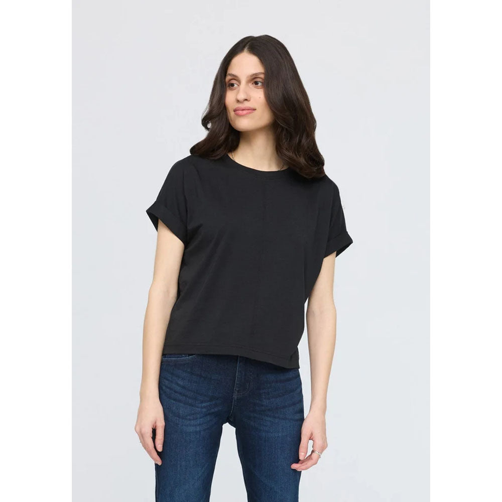 DU/ER Women's PurePima Dolman Tee Black