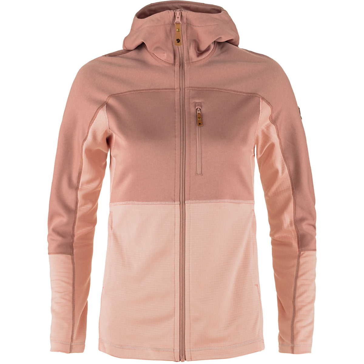 Fjallraven Womens Abisko Trail Fleece Chalk Rose-Dusty Rose