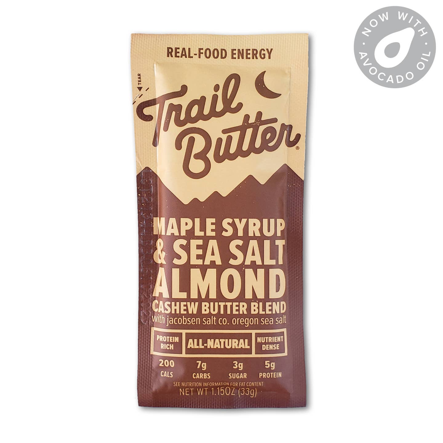 Trail Butter Lil Squeeze Maple Syrup/Sea Salt Almond/Cashew