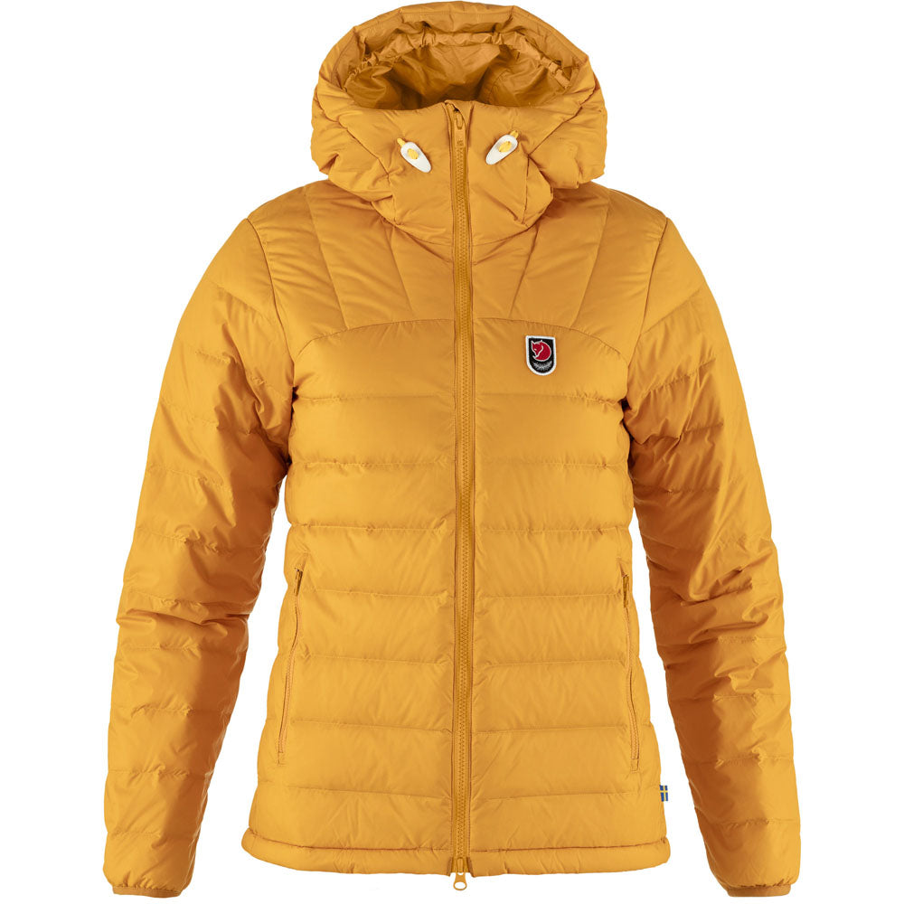 Fjallraven Women&#39;s Expedition Pack Down Hoodie Mustard Yellow