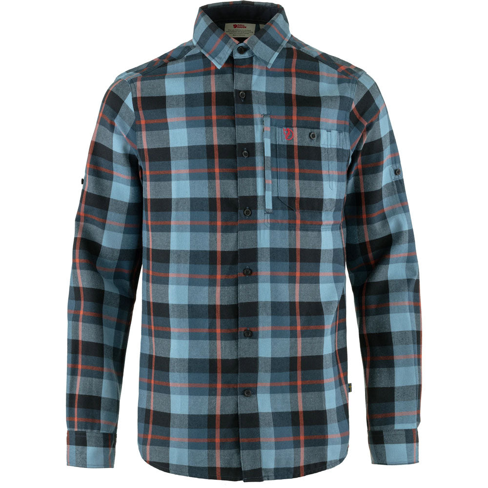 Fjallraven Men's Fjallglim Shirt Indigo Blue-Dawn Blue
