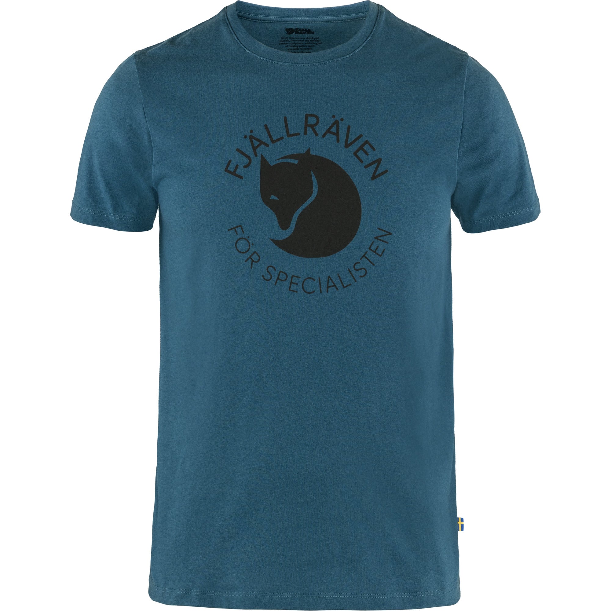 Men's Fjallraven Fox T-shirt Indigo Blue