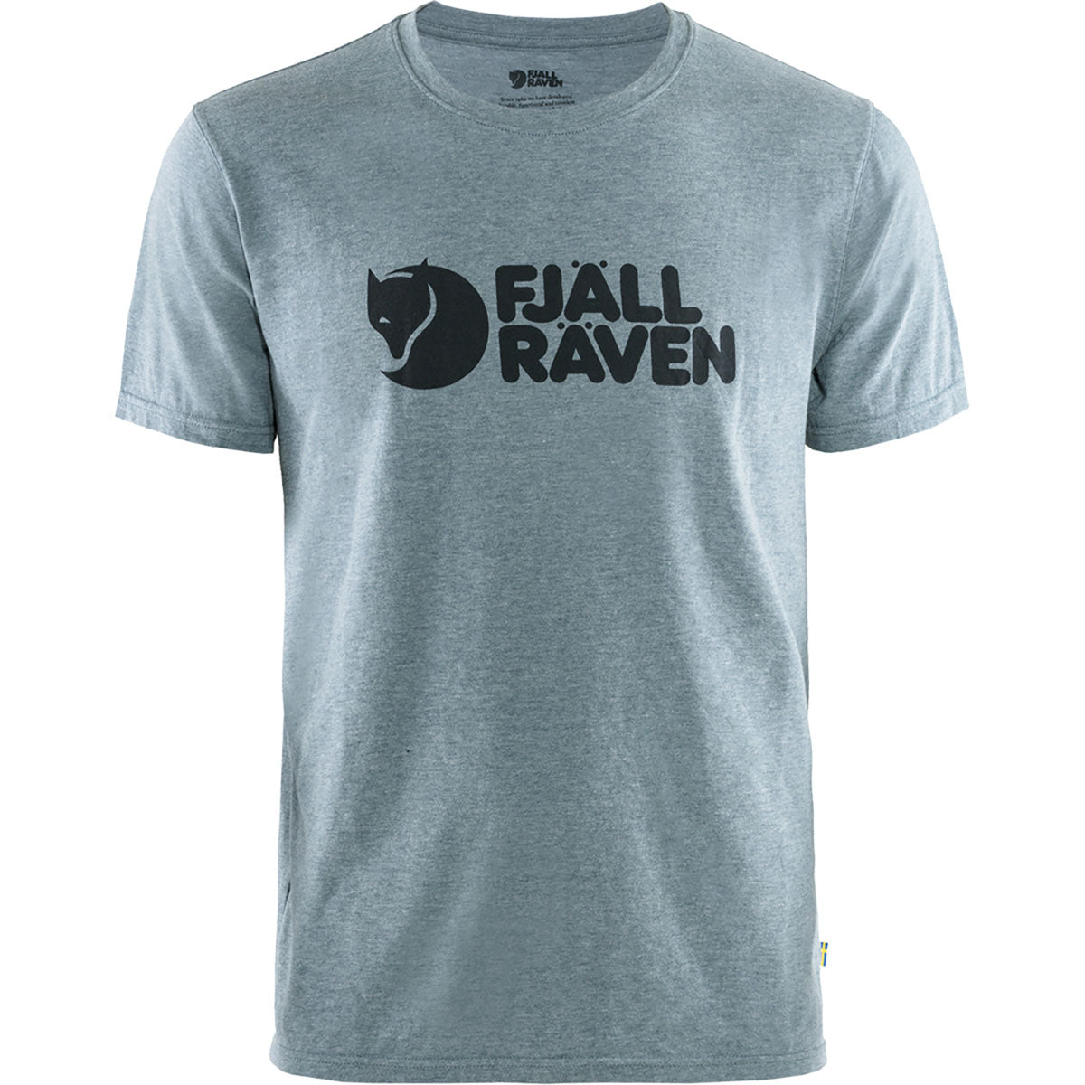 Mens Fjallraven Logo T-shirt Uncle Blue-elange / M