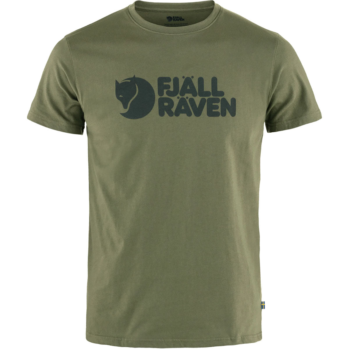 Mens Fjallraven Logo T-shirt aurel Green / L