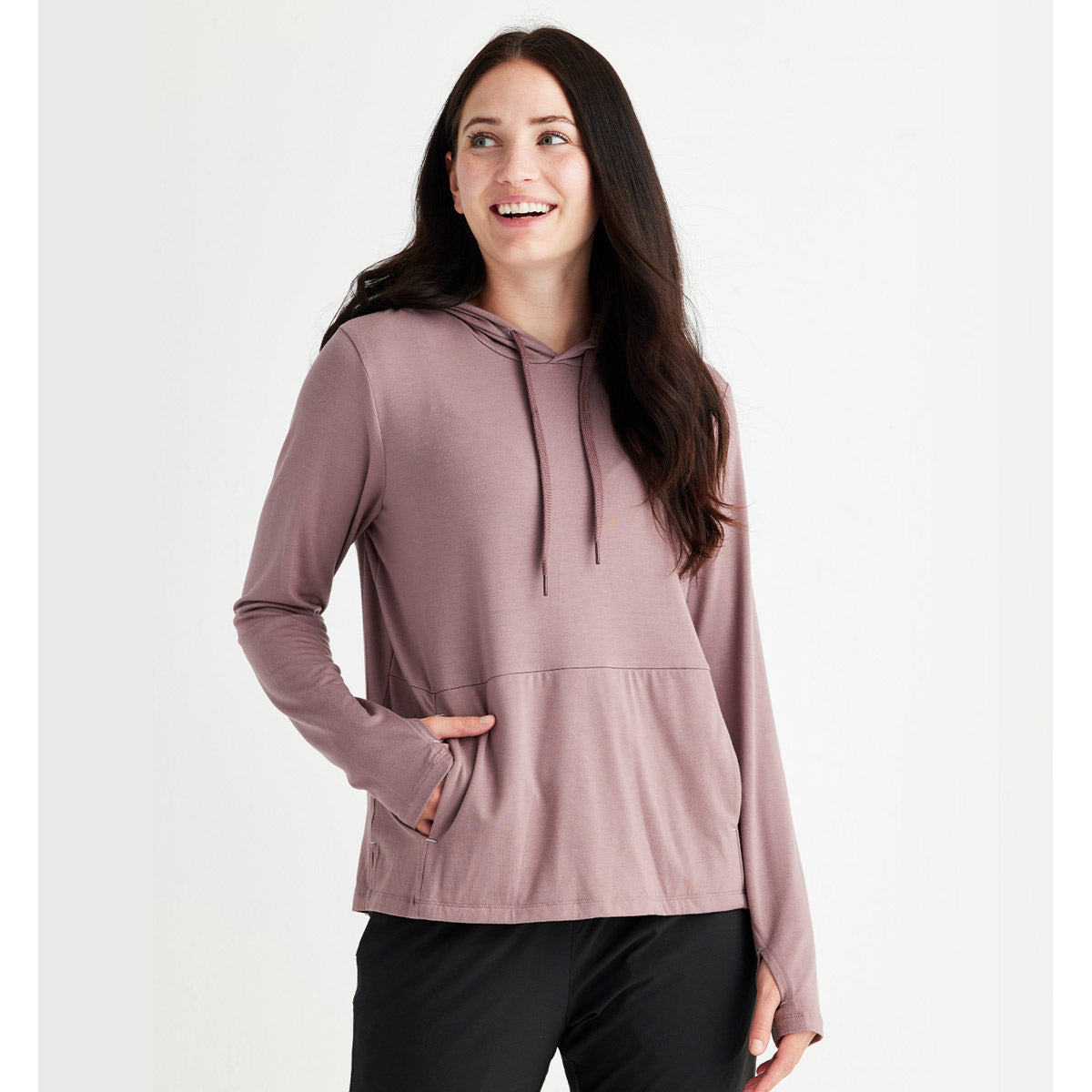 Free Fly Apparel Women's Bamboo Flex Hoodie Canyon
